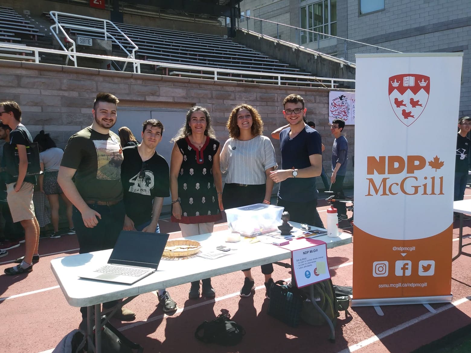 NDP McGill with Sophie
